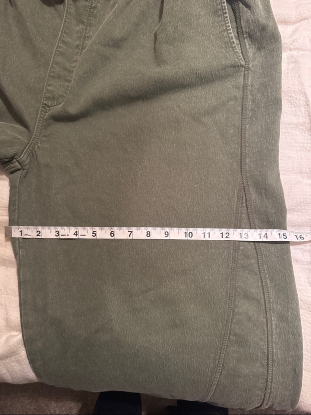 aerie Olive Green Wide-Leg soft landing trousers - Picture 11 of 11